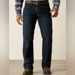 Ariat Work Rebar M5 Jeans, Size 42/30, Slim Fit, DuraStretch, Work Jeans For Men